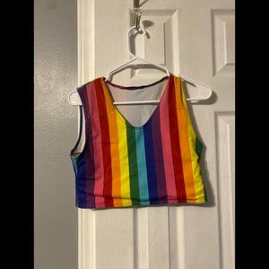 GC2B Rainbow Chest Binder Half Length Size XL